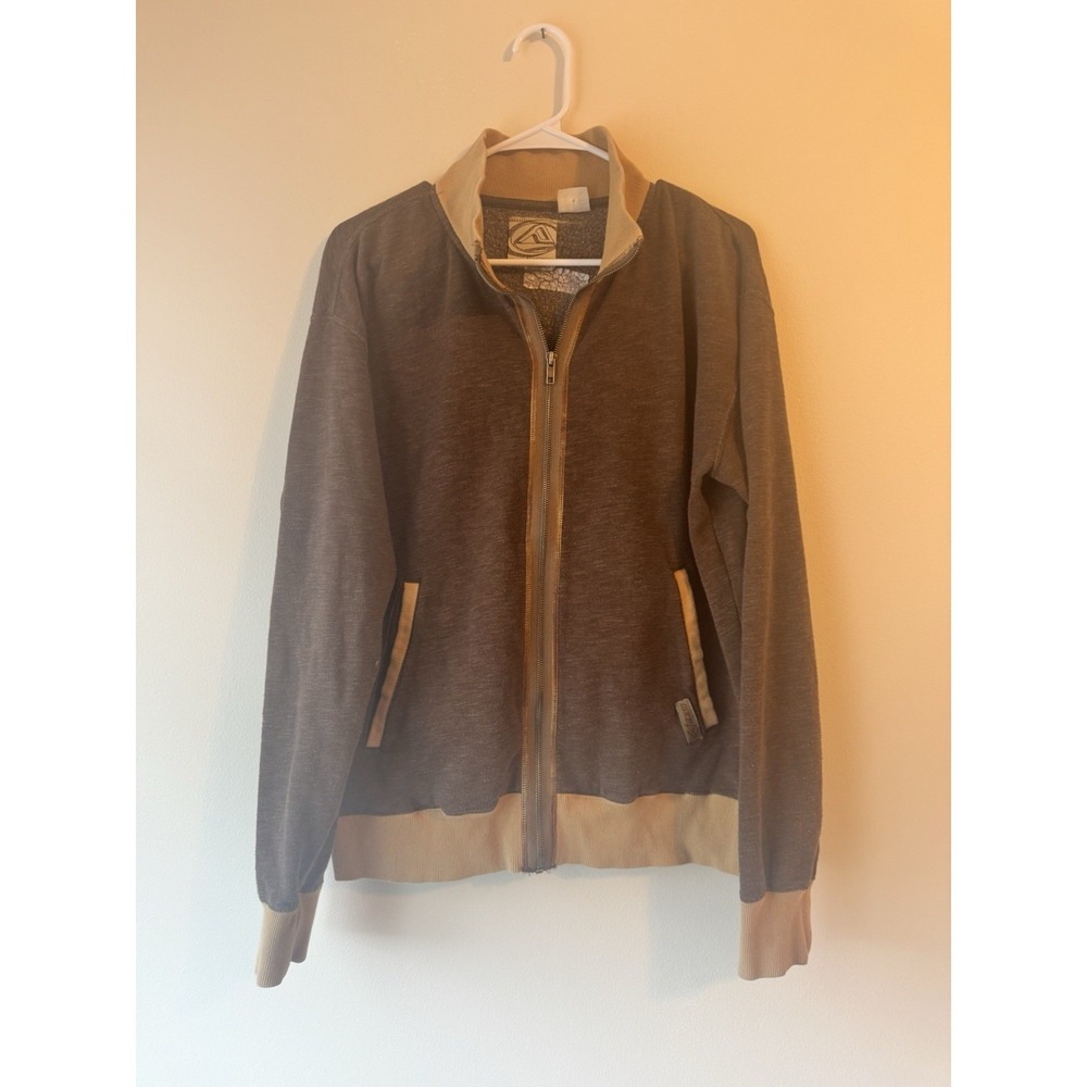 Reef Vintage knit sweater fleece top sz L